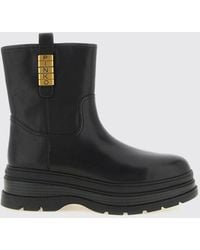 Pinko - Eva Smooth Cowhide Leather Biker Ankle Boots - Lyst