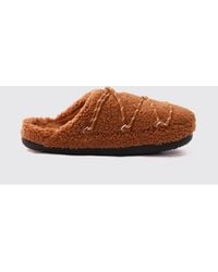 Moon Boot - Teddy Shearling Slippers - Lyst