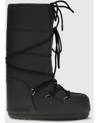Moon Boot - Icon Schnee-Stiefel Aus Nylon Mit Verstellbaren Riemen - Lyst