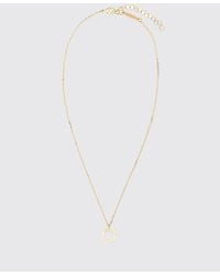 Ferragamo - Gancini Brass Choker Necklace With Set Crystals - Lyst
