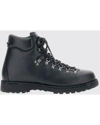 Diemme - Roccia Lace-Up Leather Boots With Padded Ankle And Lug Sole - Lyst