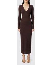 Entire studios - Viscose Midi Dress - Lyst