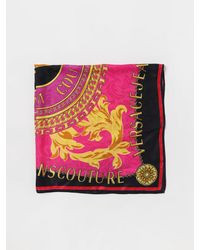 Versace - Silk Scarf With Print - Lyst