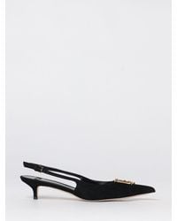 Elisabetta Franchi - Suede Slingback Pumps - Lyst