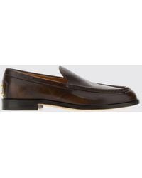 Tod's - Smooth Leather Loafers With T Timeless Logo And Leather Sole - Lyst
