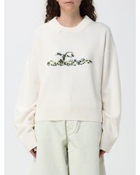 Paul Smith - Pull À Col Rond En Laine Mérinos Avec Logo Brodé - Lyst