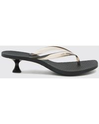 Tory Burch - Jelly Tpu Thong Sandals With Low Spool Heel - Lyst