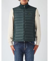 Colmar - Quilted Polyester Padded Gilet With Turtleneck - Lyst