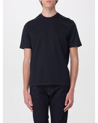 Emporio Armani - Basic Cotton T-Shirt - Lyst