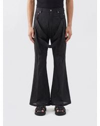 Rick Owens - Flared Denim Jeans - Lyst