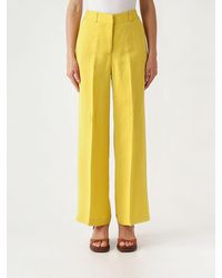 Maliparmi - Linen Blend Palazzo Trousers - Lyst