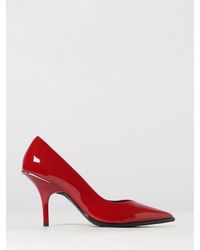 Pinko - Lady Smooth Leather Court Shoes With Almond Toe And High Stiletto Heel - Lyst