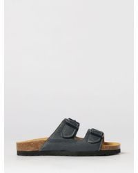 Woolrich - Grained Leather Sandals - Lyst