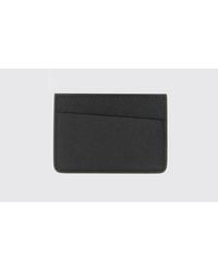 Maison Margiela - Flat Calfskin Card Holder With Four Stitches - Lyst