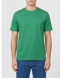 Paul Smith - Cotton Crewneck T-Shirt With Logo - Lyst