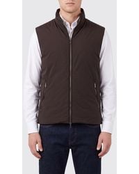 Moorer - Senio-Skt Polyester Vest - Lyst