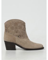 Via Roma 15 - Flat Ankle Boots - Lyst