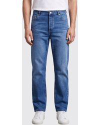 A.P.C. - Fairfax Straight-Leg Mid-Rise Cotton Denim Jeans - Lyst