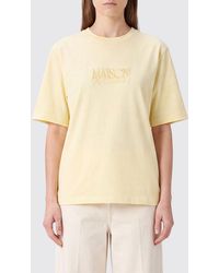 Maison Kitsuné - Maison Kitsun&Eacute Organic Cotton T-Shirt With Embroidered Fox Logo - Lyst