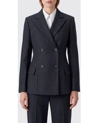 Tela - Slim Fit Double-Breasted Short Blazer - Lyst