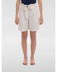 Liu Jo - Striped Viscose Shorts - Lyst