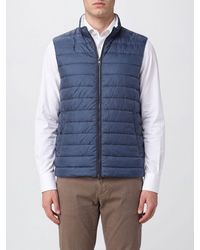 Herno - Quilted Nylon Padded Vest With High Collar And Zip Closure - Lyst