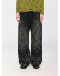 R13 - Jeans De Pierna Ancha De Denim Efecto Usado - Lyst