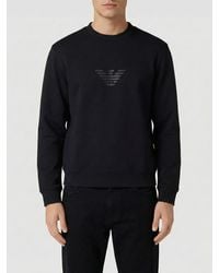 Emporio Armani - Crew Neck Sweatshirt With Logo - Lyst