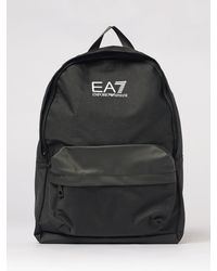 EA7 - Polyester-Rucksack Mit Logodruck - Lyst