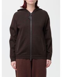 Brunello Cucinelli - Cotton Zip-Up Hoodie With Monili Embellishment - Lyst