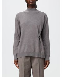 Fabiana Filippi - Draped Wool And Silk Roll Neck Jumper With Metal Ring - Lyst
