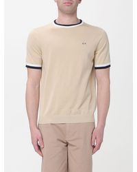 Sun 68 - Basic Cotton T-Shirt - Lyst