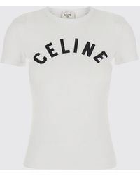 Celine - T-Shirt - Lyst