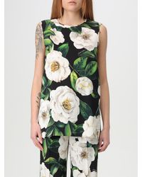 Dolce & Gabbana - Floraler Top - Lyst