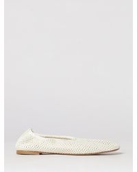 Fabiana Filippi - Crochet Cotton Ballet Flats With Heel Strap - Lyst