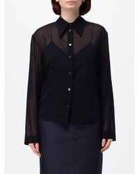 Gucci - Sheer Silk Chiffon Shirt With A Classic Collar For Evening Wear - Lyst