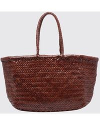 Dragon Diffusion - Woven Leather Handbag With Double Handle - Lyst
