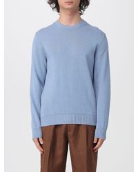 Zanone - Linen And Cotton Sweater - Lyst