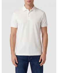 Emporio Armani - Short-Sleeved Cotton Piqué Polo Shirt - Lyst