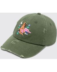 Carne Bollente - Embroidered Cotton Hat - Lyst