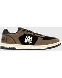 Amiri - Newport Leather And Suede Sneakers With Contrast Logo - Lyst