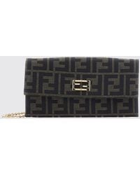 Fendi - Tube Mini-Umhängetasche Von Aus Stoff Mit Ff-Monogramm - Lyst
