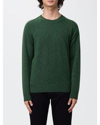 Brooksfield - Herren-Pullover Mit Rundhalsausschnitt Aus Reiner Wolle Mit Rippbündchen - Lyst