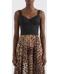 Dolce & Gabbana - Dolce &Amp Gabbana Lace Bustier Top - Lyst