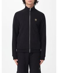 Belstaff - Sudadera De Algodón Con Cremallera - Lyst
