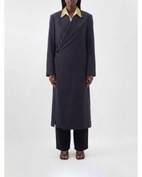 Lemaire - Double-Breasted Wool Blazer - Lyst
