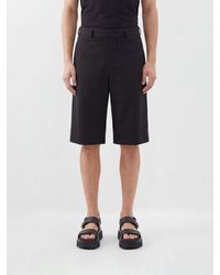 Comme des Garçons - Comme Des Gar&Ccedil	Ons Homme Plus Knee-Length Pure Wool Chino Shorts - Lyst