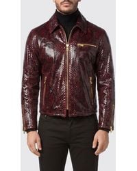 Billionaire - Jacke Aus Pythonleder - Lyst