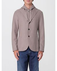 Eleventy - Chaqueta con capucha y tres botones - Lyst