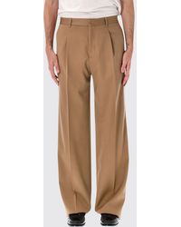 Lardini - Pure Virgin Wool Wide-Leg Trousers With Darts And Mid-Rise Waist - Lyst